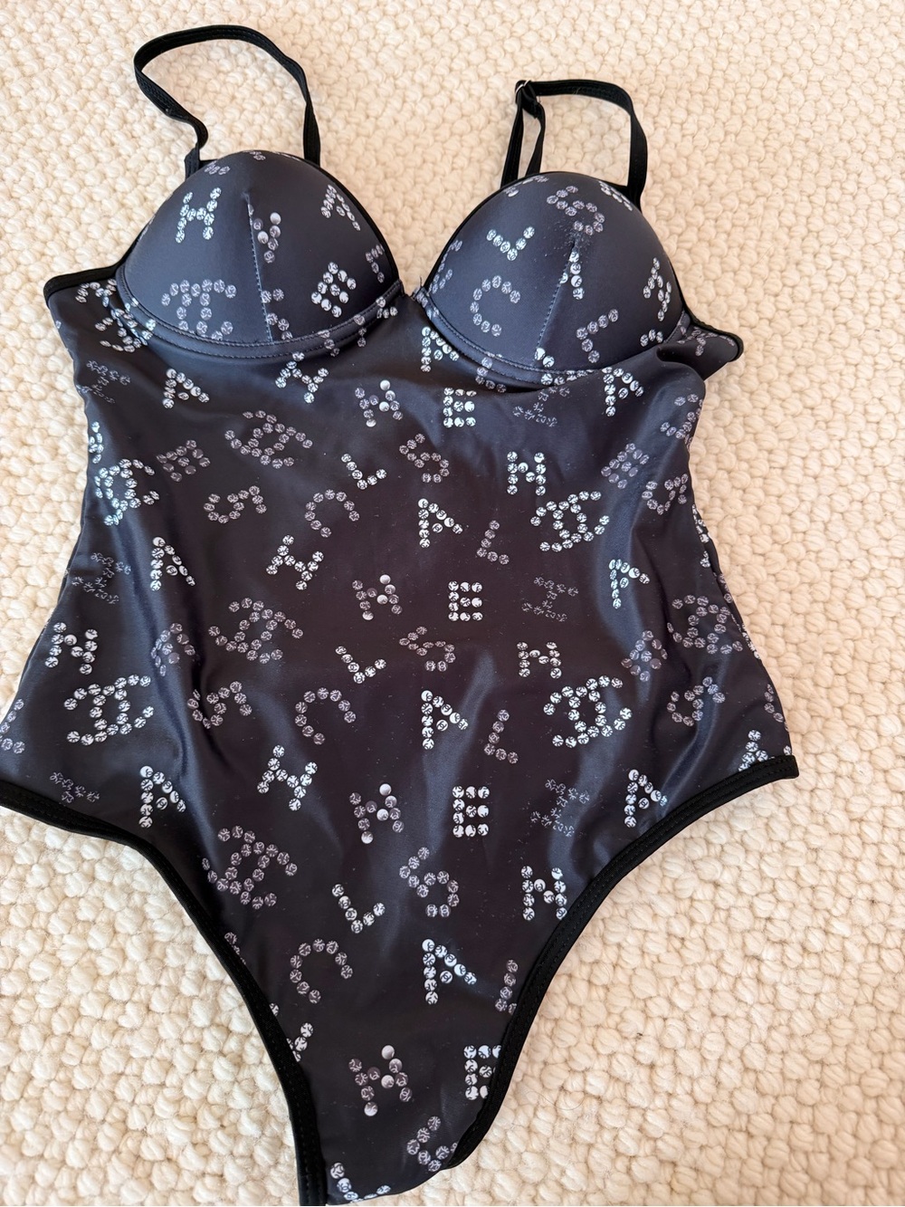 CHANEL: One Piece Bathing suit logo double c - Picture 3 of 5